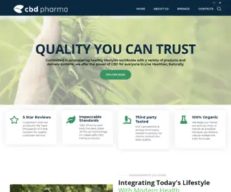 CBDpharmagroup.com(We harvest) Screenshot