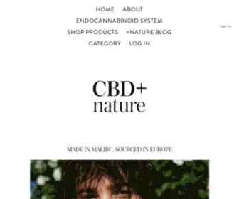 CBDplusnature.com(Best CBD Nature Wellness) Screenshot