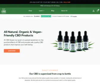 CBdqueen.co.uk(Organic CBD Products Range from CBD Queen UK) Screenshot