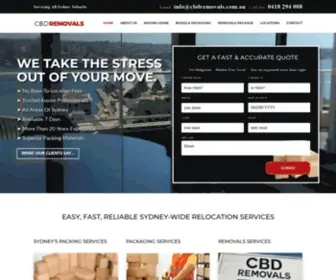 CBdremovals.com.au(Leading Removals Sydney) Screenshot