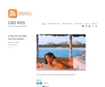 CBDRSS.com(CBD RSS) Screenshot