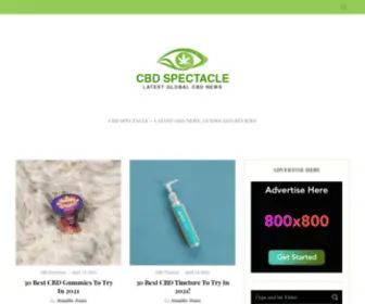 CBDspectacle.com(CBD Spectacle) Screenshot