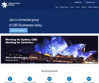 CBDSYdneychamber.com.au(CBD Sydney Chamber) Screenshot