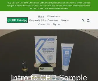 CBDtherapysaves.com(CBDTherapySaves) Screenshot