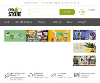 CBdtoStore.com(CBD Wholesale) Screenshot