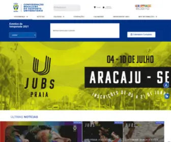 Cbdu.org.br(CBDU .:: CONFEDERAÇÃO BRASILEIRA DO DESPORTO UNIVERISTÁRIO) Screenshot