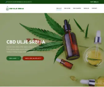 Cbduljesrbija.rs(CBD Ulje za ljude) Screenshot