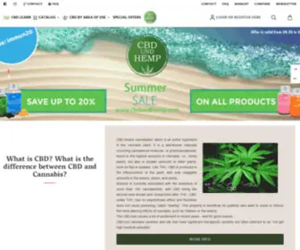 Cbdundhemp.com(Buy CBD online) Screenshot