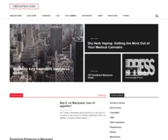 CBdvapeia.com(Just another WordPress site) Screenshot
