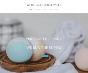 CBDwhitelabel.org(WHITE LABEL CBD SERVICES) Screenshot