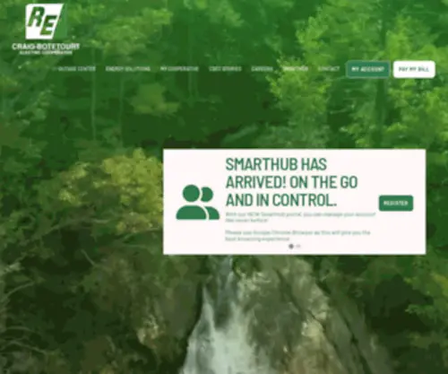Cbec.coop(Craig-Botetourt Electric Cooperative) Screenshot