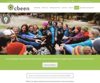 Cbeen.ca(Columbia Basin Environmental Education Network) Screenshot