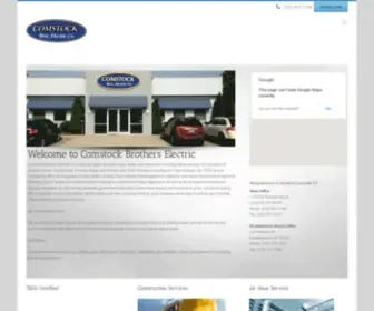 Cbehq.com(Comstock Brothers Electric) Screenshot