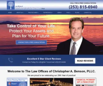 Cbenson.com(Estate Planning) Screenshot