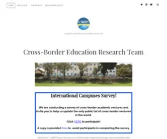 Cbert.org(Cross-Border Education Research Team) Screenshot