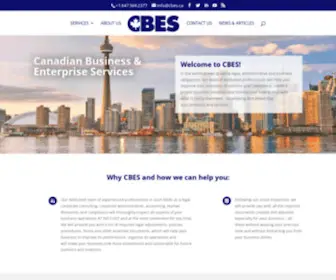Cbes.ca(Small, Medium Business, Corporate Compliance) Screenshot