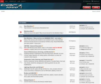 CBF1000.com(CBFWorldwide Forum and Owners Club) Screenshot