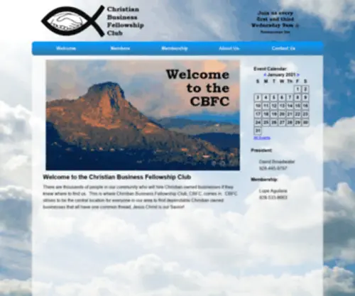 CBFclub.org(Christian owned business networking) Screenshot