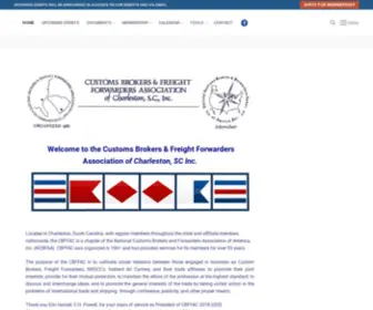 CBffac.com(Customs Brokers and Freight Forwarders Association of Charleston) Screenshot