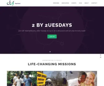 CBfheartland.org(Partner in Renewing Gods World) Screenshot