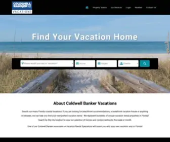 CBfloridavacations.com(Coastal Beach Florida Vacations) Screenshot