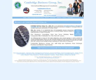 CBG-INTL.com(Business Consulting Company) Screenshot