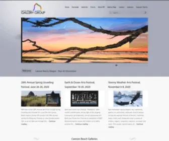 Cbgallerygroup.com(Cannon Beach) Screenshot