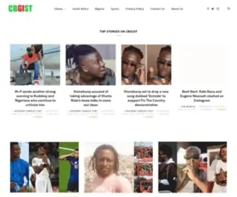 Cbgist.com(Celebrity News As It Happened) Screenshot
