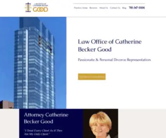 Cbgoodlaw.com(Law Office of Catherine Becker Good) Screenshot