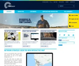 CBH.com.au(The CBH Group) Screenshot