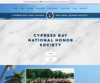 CBHSNHS.com(Cypress Bay National Honor Society) Screenshot