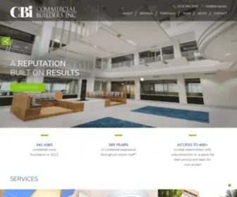 Cbi-SD.com(Commercial Builders San Diego General Construction Contracting Company) Screenshot