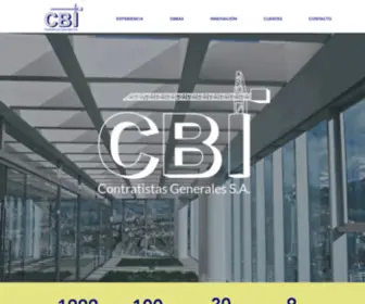 Cbibolivia.com(CBI Contratistas Generales S.A) Screenshot