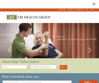 Cbi.ca(CBI Health Group) Screenshot