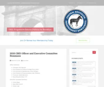 Cbidems.org(Reform Politics in Central Brooklyn) Screenshot