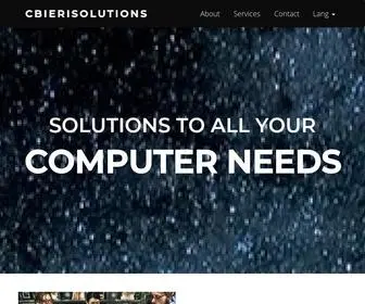 Cbierisolutions.com(Web Design Agency Montreal) Screenshot