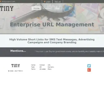 Cbify.com(Pro URL Shortening Services) Screenshot