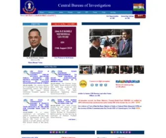 Cbi.gov.in(Central Bureau of Investigation (CBI)) Screenshot