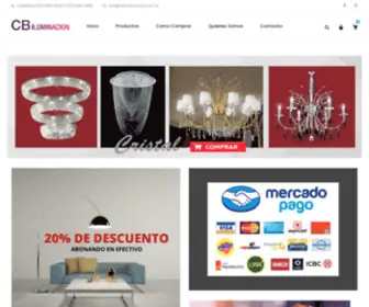 Cbiluminacion.com.ar(CB iluminación) Screenshot