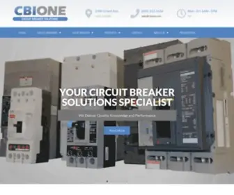 Cbione.com(CBIONE Circuit Breaker Solutions Specialist) Screenshot