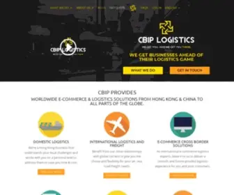 Cbiplogistics.com(A Hong Kong Logistics Company) Screenshot