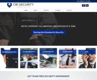 Cbisecurity.com(Armed & Unarmed Security Services in Utah & Arizona) Screenshot