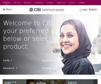 Cbiuae.com(Personal & Priority Banking Cards) Screenshot