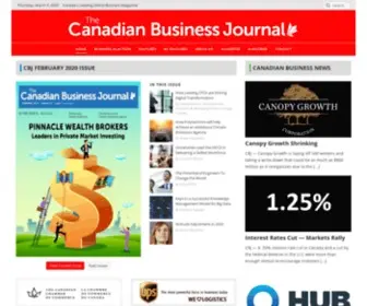 CBJ.ca(The Canadian Business Journal) Screenshot