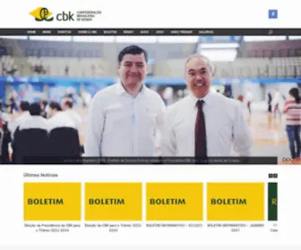 Cbkendo.com.br(CBK Confederação Brasileira de Kendo) Screenshot
