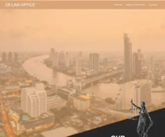 Cblaw.co.th(Professional legal service in Bangkok Thailand) Screenshot