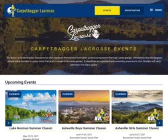 Cblax.org(Carpetbagger Lacrosse) Screenshot