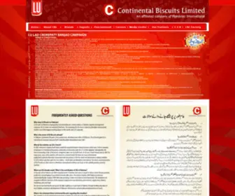 CBL.com.pk(Continental Biscuits Limited) Screenshot