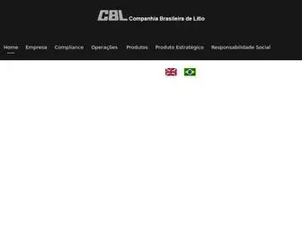 Cblitio.com.br(CBL) Screenshot