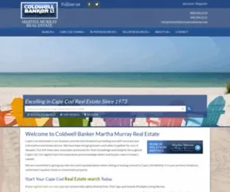 Cbmarthamurrayrealestate.com(Cape Cod Homes for Sale) Screenshot